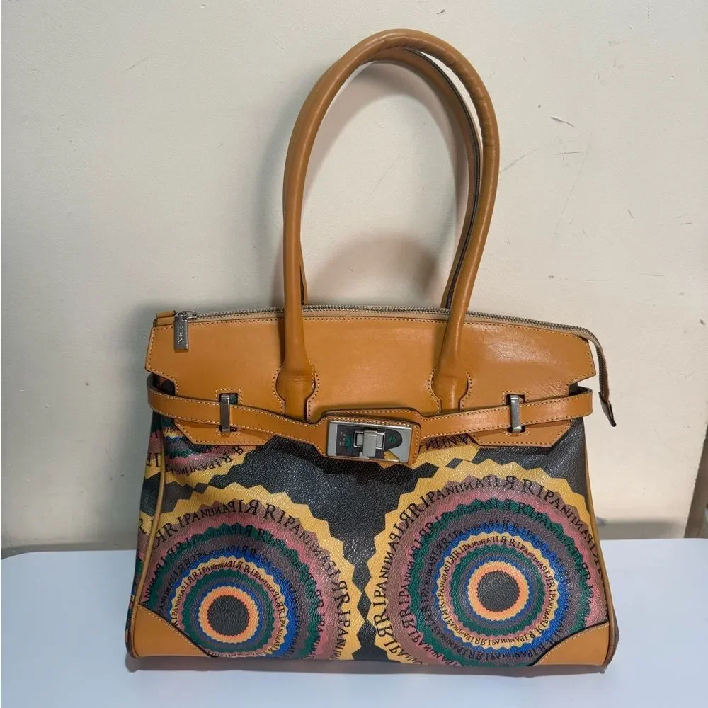 Ripani genuine leather cute satchel - beauty like new! Italian
